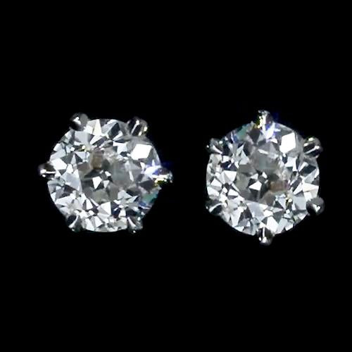 Old Miner studs earrings 1 carat