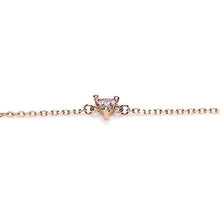 Trilliant Shape Bracelet 1 Carat Center Stone Yellow Gold Jewelry